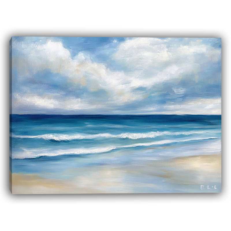 «Sandswept Horizon», art mural sur toile tendue, H 16 po x l 24 po