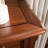 Dark-brown Solid Wood Shoe Storage Bench