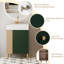 Meuble-lavabo à tablettes ouvertes 21,6 po avec lavabo en céramique et porte à fermeture douce-593205632