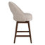 Tabouret tournant en bois massif avec siège en tissu Watanabe-1786704463-1805014075-1805014072