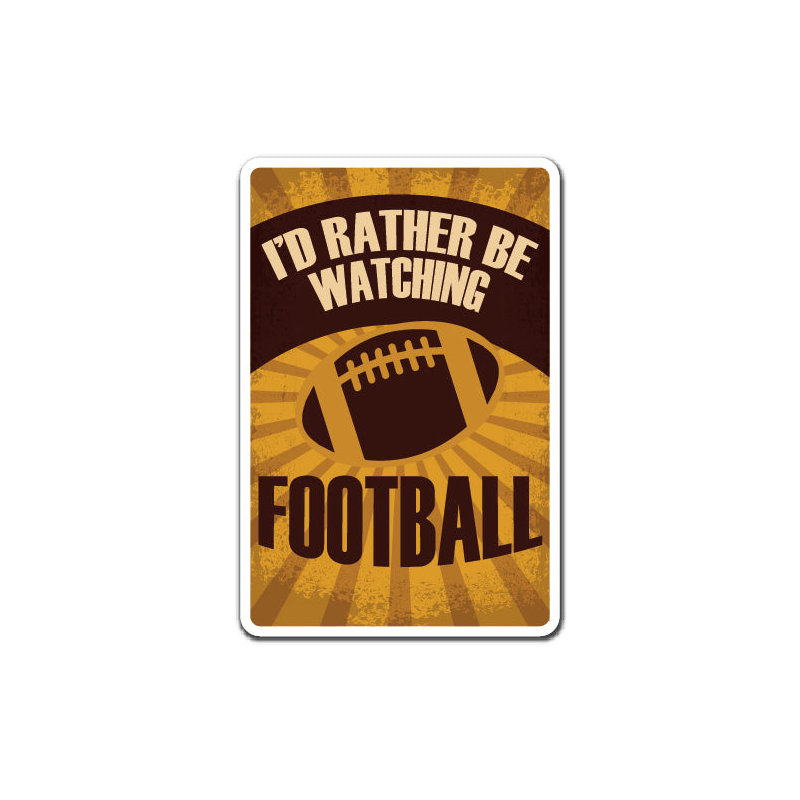 Je préfèrerais regarder un signe de football