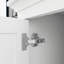 80 po Meuble-lavabo autoportant en contreplaqué blanc avec tiroirs