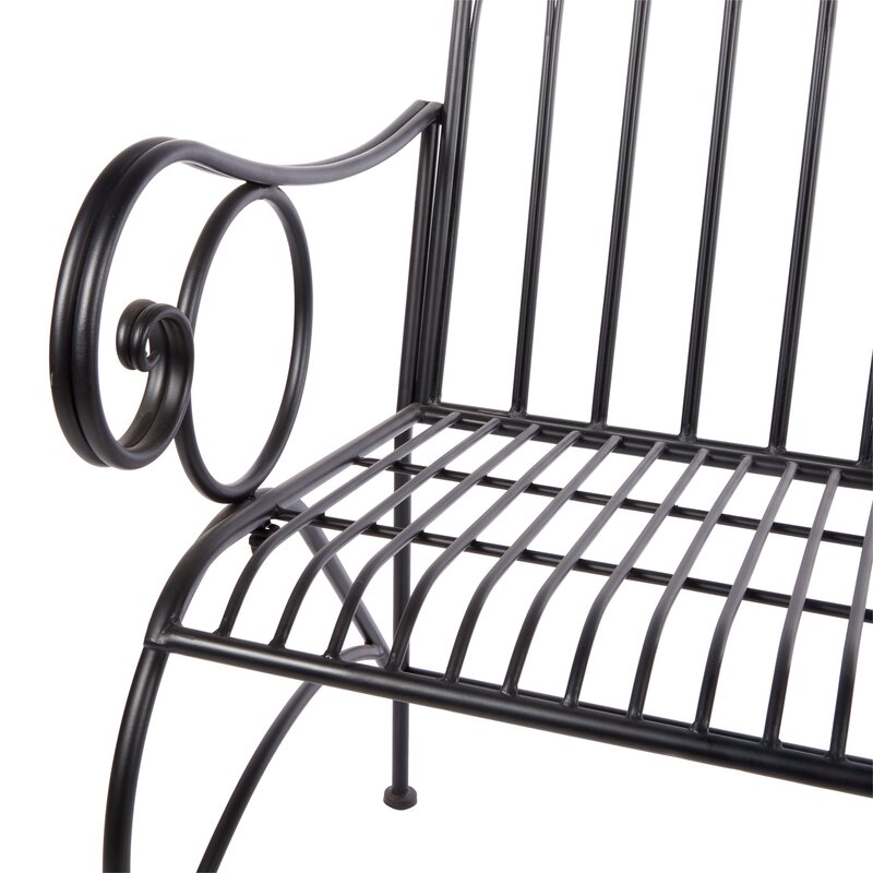 Red Barrel Studio® Metal Outdoor Bench & Reviews | Wayfair