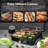 1200W Adjustable‑Temp 4‑Slice Panini Press Grill