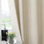 Linen Textured Shower Curtain and Hooks Set-654248346