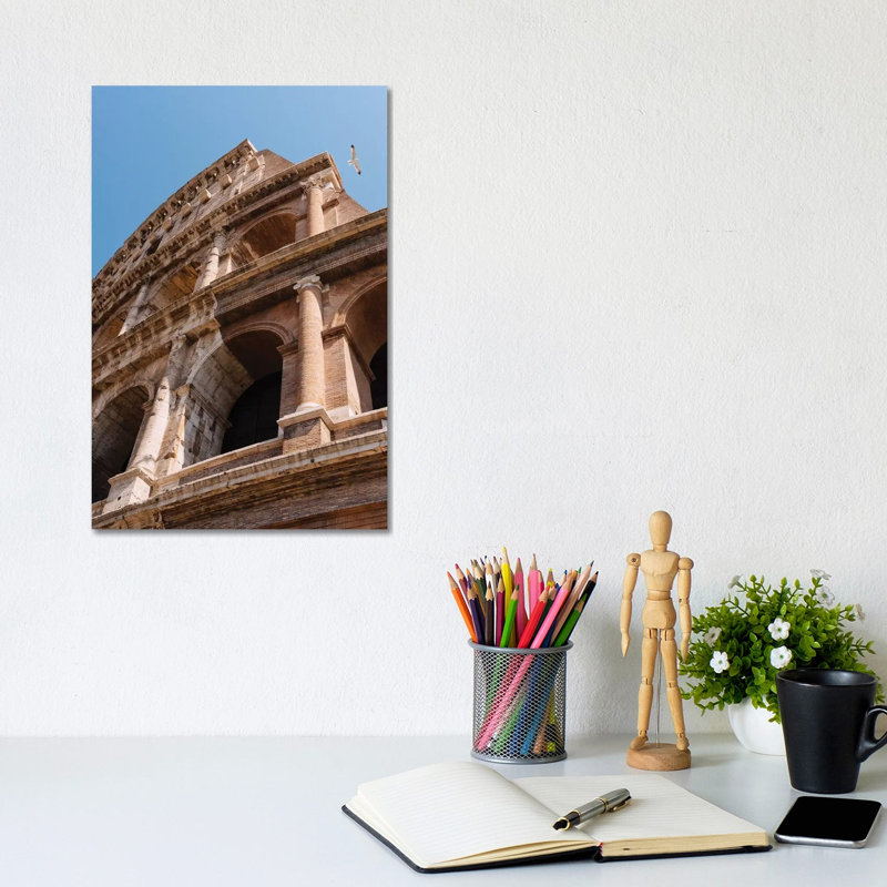 Roman Coliseum II by Bethany Young - Print on Canvas, Wrapped Canvas, 30.48cm H x 20.32cm W x 1.91cm D
