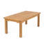 Table basse de patio en teck 47 po x 24 po