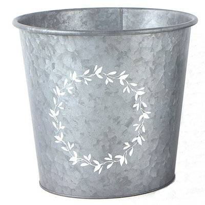 Boîte à fleurs d'intérieur en métal Zylin