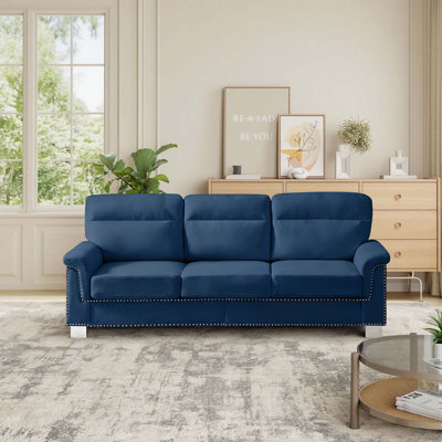 Canapé de salon moderne et rembourré - Sièges contemporains sans coussins