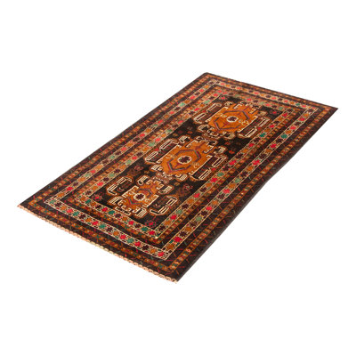 Teimani Brown Rug 3'7" x 6'7"