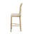 Charming Bar Stools With Intricate Carved Legs And Circular Backs, Offering Style And Comfort