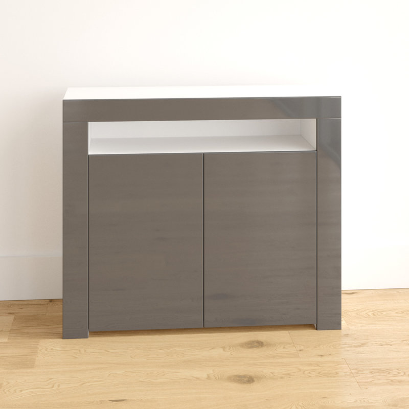Dina 106.5cm Sideboard, Grey, Yes