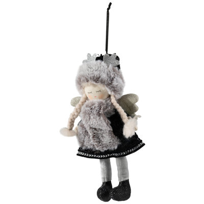 Figurine de Noël suspendue ange d'hiver
