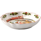 Villeroy & Boch Annual Christmas Edition Collection Small Bowl, Premium Porcelain, Nostalgic Christmas Motif, 6.5 x 1.25 in, 5 oz Capacity, White/Colorful