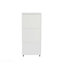 Commode de rangement blanche à 5 tiroirs avec poignées - Armoire de rangement moderne