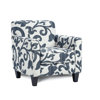 Fauteuil d'appoint bleu marine Sonata