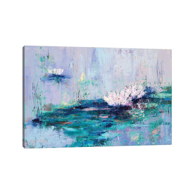Water Lilies by Olena Bogatska - Painting on Canvas