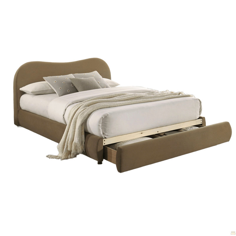 Lit pour grand lit 1Pc, Brun, Grand lit