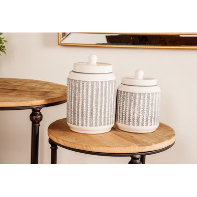 Ceramic / Porcelain Jar - Set of 2