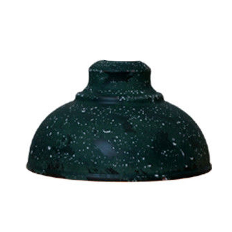 43.18cm H Metal Bowl Pendant Shade ( Uno ) in Green Cama