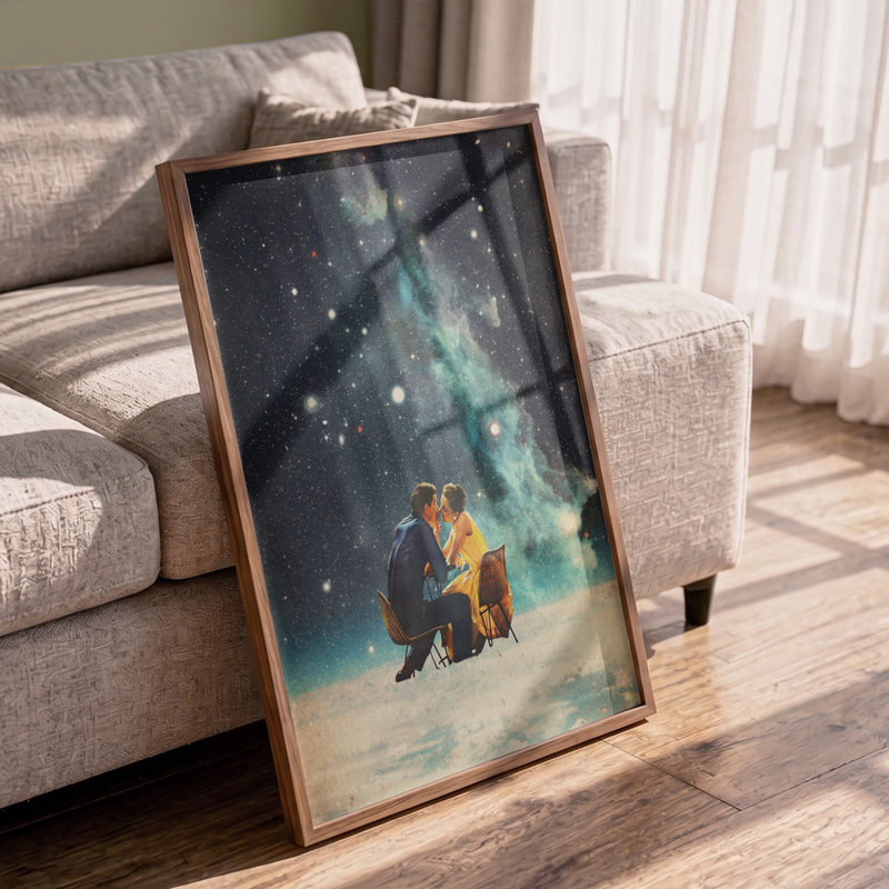 I'll Take You To the Stars for a Second Date by Frank Moth, 24 × 36, Wrapped Canvas, Does Not Apply