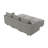 U-Shaped Sleeper Sectional Reversible Modular Sectional Sofa-786947385