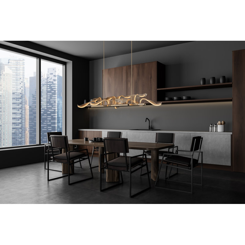 Lillet 10 - Light LED Pendant, Polished Nickel