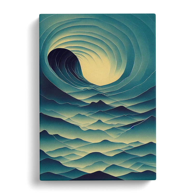 Seascape Ocean Design Vol.5 - Wrapped Canvas, 50cm H x 35cm W x 3cm D