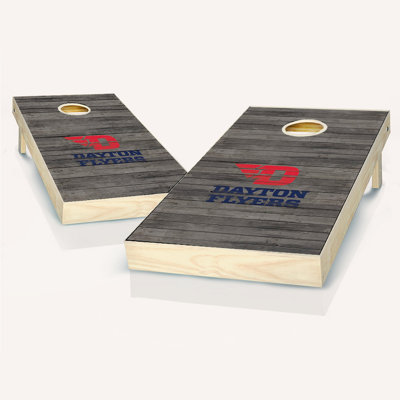 2' x 4' NCAA Team Distressed Solid Wood Cornhole Set
