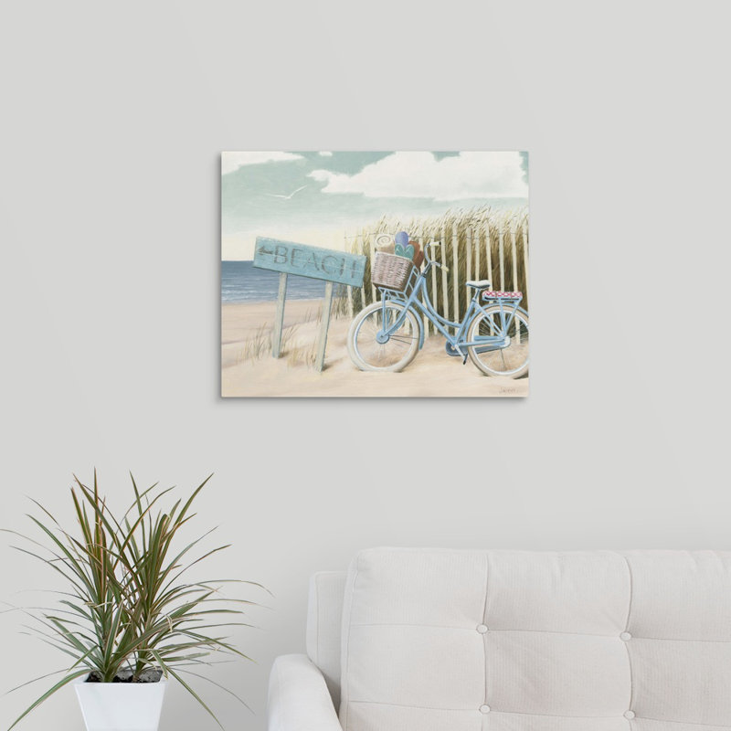 « Beach Cruiser II Crop » par Byerly, reproduction d'art, H 16 po x l 20 po x P 1,5 po, Toile