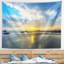 Tapisserie magnifique mélange de soleil et de mer de mer avec accessoires suspendus inclus-28489317