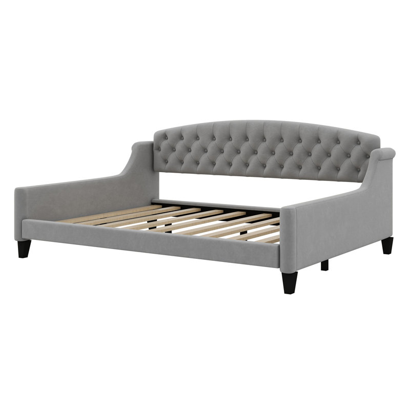 Breannon Upholstered Daybed, Gray, Full / Double