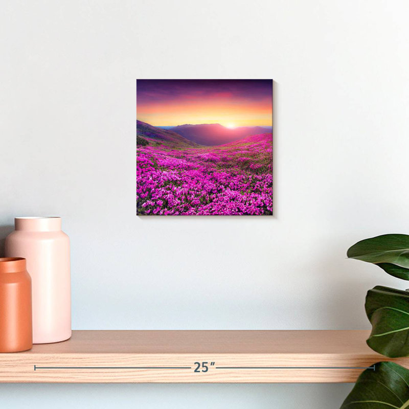 Alvord Rhododendron Flower Field, 10" H x 10" W