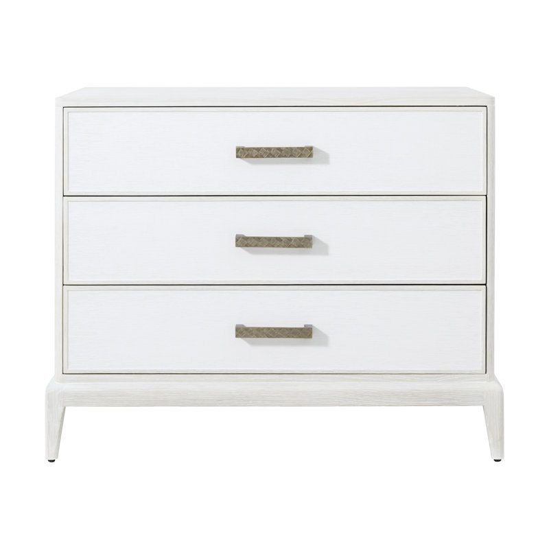 Worth Nightstand with Wallpaper, Sandbar
