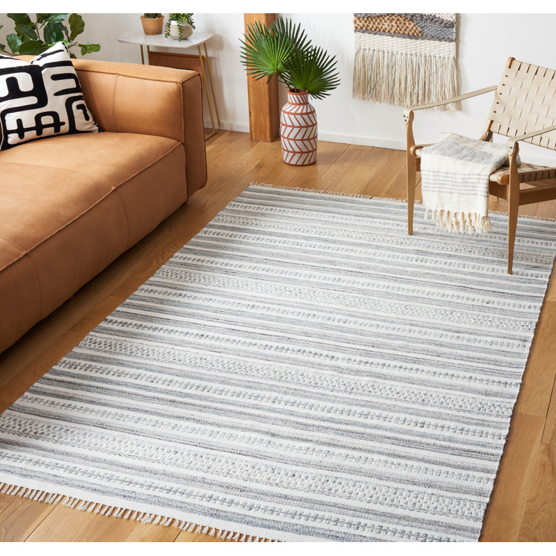 Kilim Hand Woven Performance Southwestern Rug, Rectangle 4' x 6'