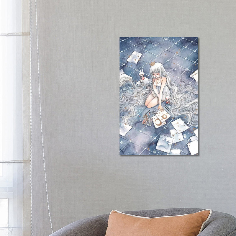 Paint The Night Sky by Cherriuki - Wrapped Canvas Painting, 66.04 cm H x 45.72 cm W x 3.175 cm D