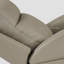 Canapé modulaire inclinable en cuir véritable avec puissance Thriple-587826777
