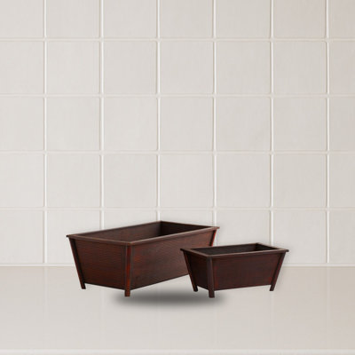 Rectangle Planters Set of 2