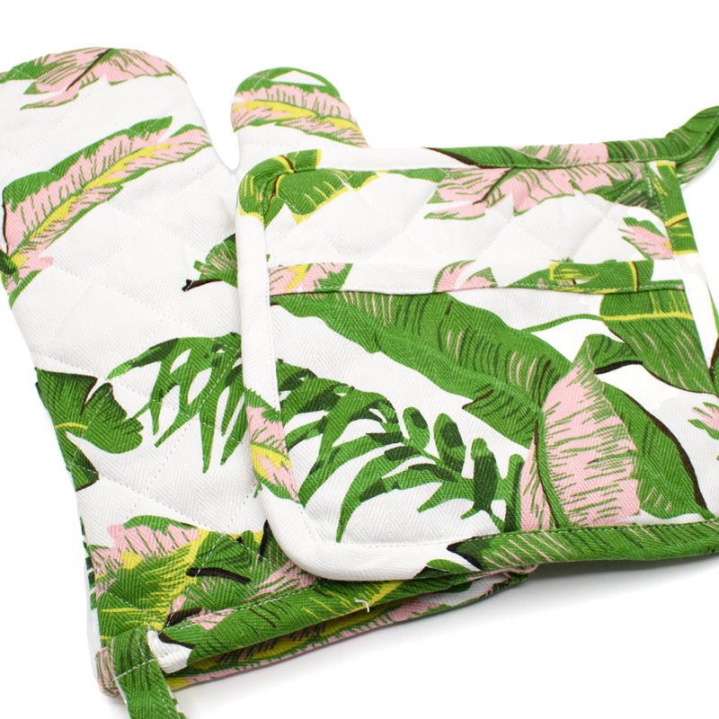 Ensemble de mitaines de four Natural Botanical
