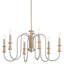 Lustre noir 6 lumières 28,5 pouces Karthe-2050347132