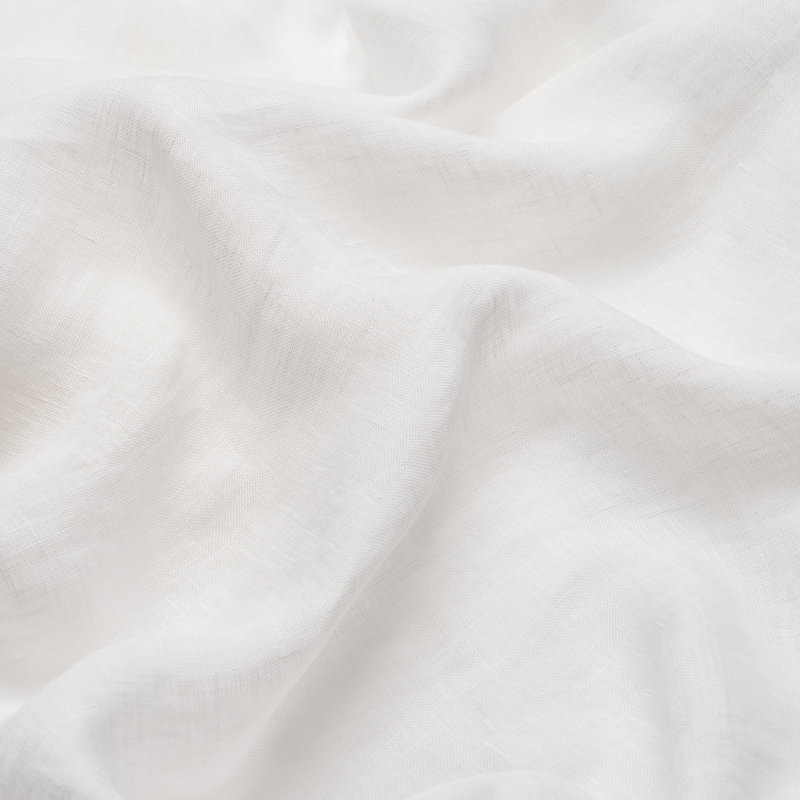 Aya Sheer Fabric, Blanc