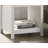 Celeste 20"W White 1-Drawer Nightstand Bedside Table-1684598435