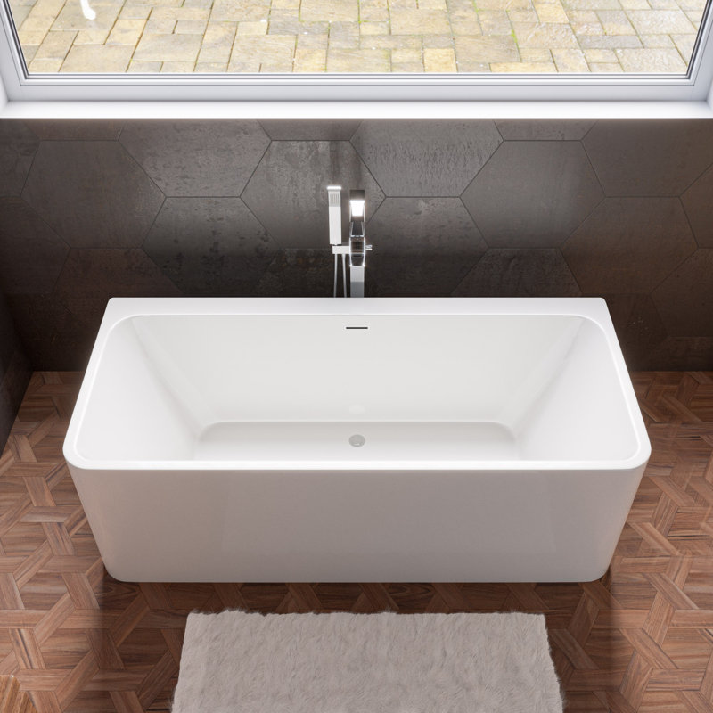 67'' x 29.4'' Soaking Acrylic Bathtub