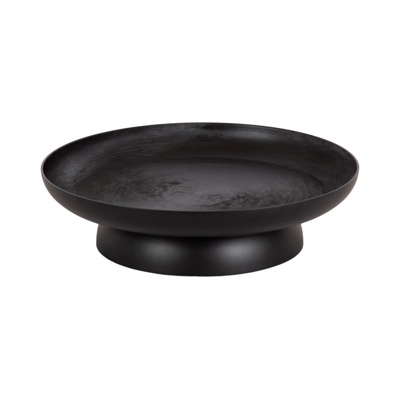 Plateau rond Stovring, Noir