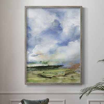 Spring Air II Framed Print - Solid Wood