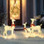 Décoration de renne de Noël 3 pièces, renne extérieur