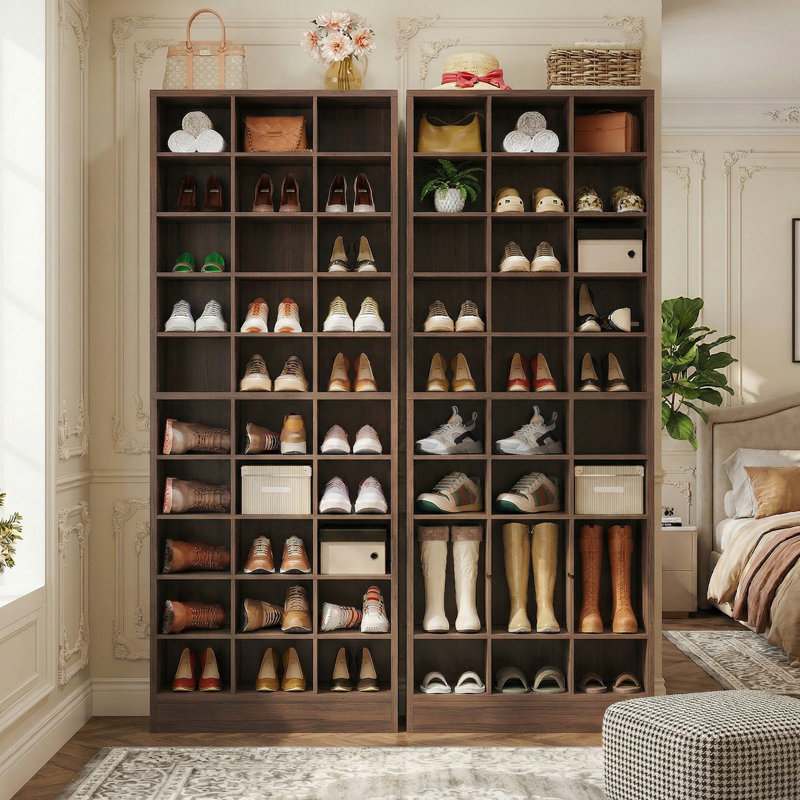 Rangement à chaussures 30 paires, Espresso