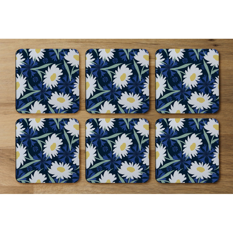 Square 6 Piece Coaster Set