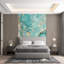 Turquoise Gold Marble Luxury Wall Mural-902625381
