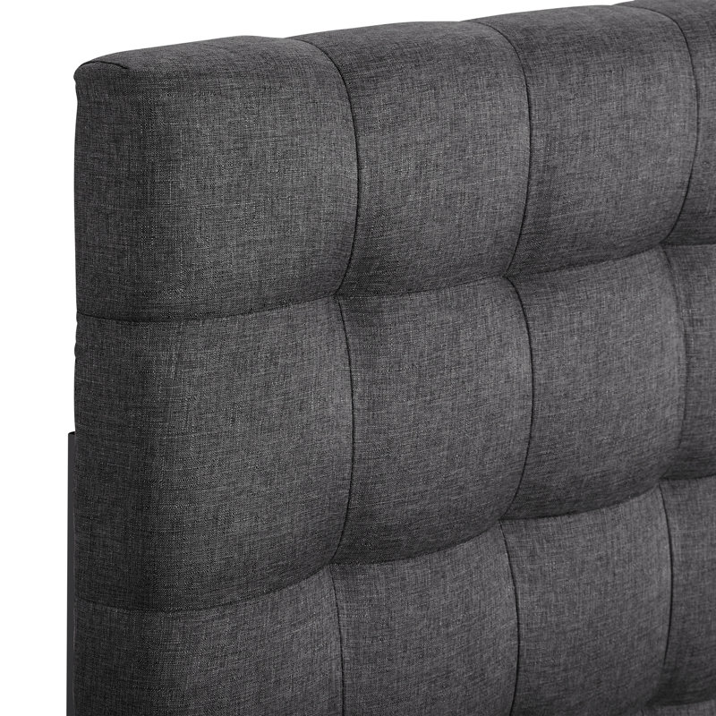 Upholstered Headboard, King, Grey